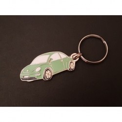 Porte-clés profil Volkswagen New Beetle (vert)