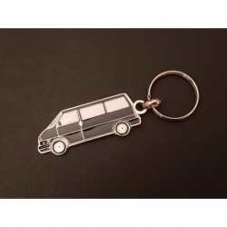 Porte-clés profil Volkswagen Transporter T4, EuroVan Caravelle (noir)