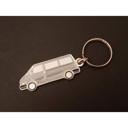 Porte-clés profil Volkswagen Transporter T4, EuroVan Caravelle (gris)