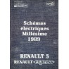 Renault Supercinq et Express, schémas électriques 1989