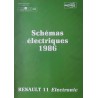 Renault 11 Electronic, schémas électriques 1985-86 (eBook)