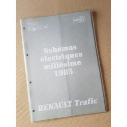 Renault Trafic, schémas électriques 1985, original