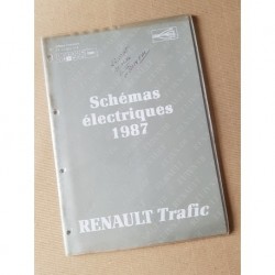 Renault Trafic, schémas électriques 1987, original