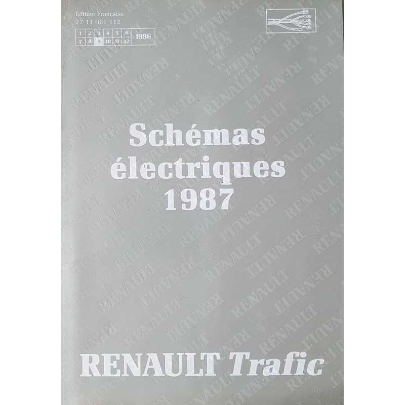 Renault Trafic, schémas électriques 1987 (eBook)