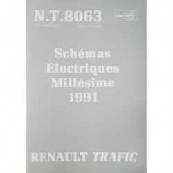 Renault Trafic, schémas électriques 1991