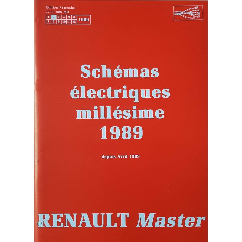 Renault Master, schémas électriques 1989 (eBook)