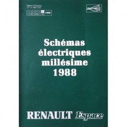 Renault Espace, schémas électriques 1988 (eBook)