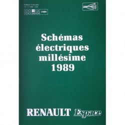 Renault Espace, schémas électriques 1989 (eBook)