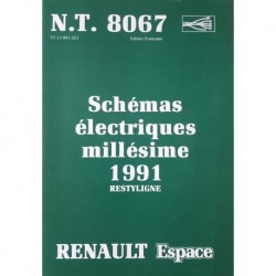 Renault Espace II, schémas électriques 1991 (eBook)