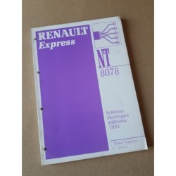 Renault Express, schémas électriques 1993, original