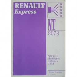 Renault Express, schémas électriques 1993 (eBook)