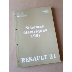 Renault 21, schémas électriques 1987, original
