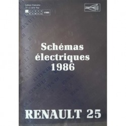 Renault 25, schémas électriques 1986 (eBook)