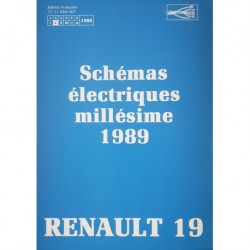 Renault 19, schémas électriques 1989 (eBook)