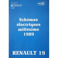 Renault 19, schémas électriques 1989 (eBook)