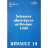 Renault 19, schémas électriques 1989 (eBook)