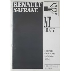 Renault Safrane, schémas...