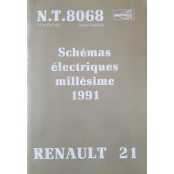 Renault 21 et 2L Turbo, schémas électriques 1991