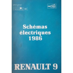 Renault 9, schémas électriques 1986