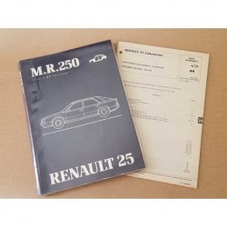 Renault 25 Limousine, manuel de réparation original carrosserie