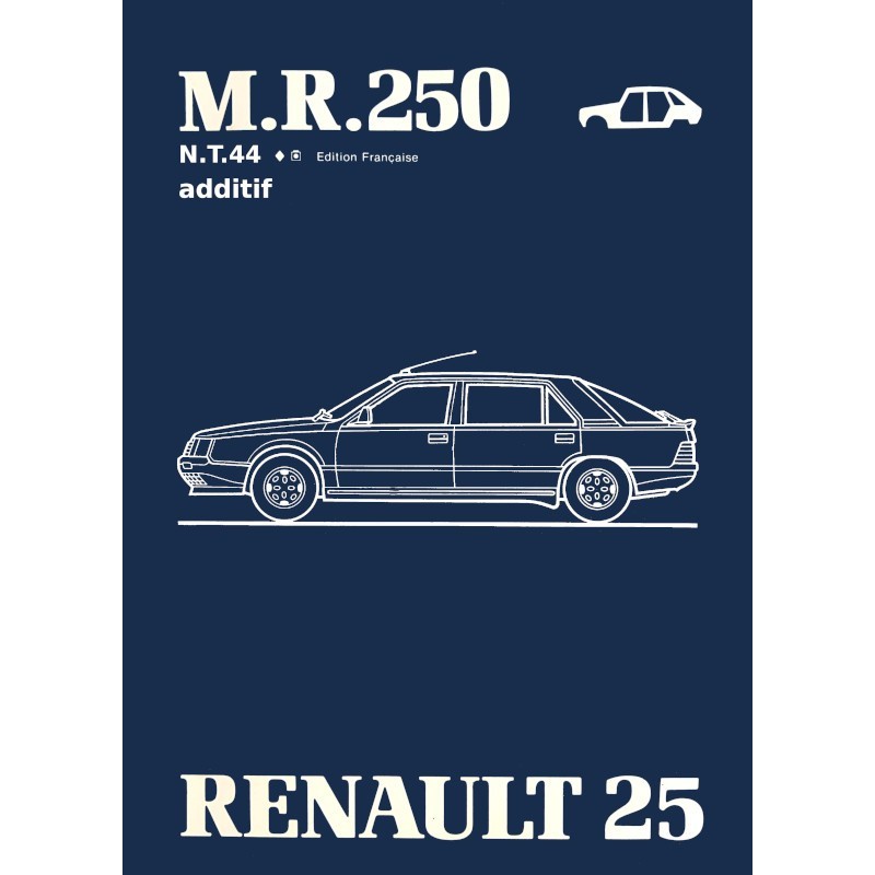 Renault 25 Limousine, manuel de réparation carrosserie (eBook)