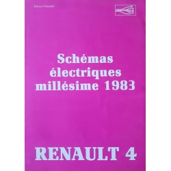 Renault 4, schémas électriques 1983 (eBook)