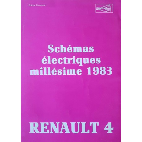 Renault 4, schémas électriques 1983 (eBook)
