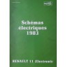Renault 11 Électronic, schémas électriques 1983 (eBook)