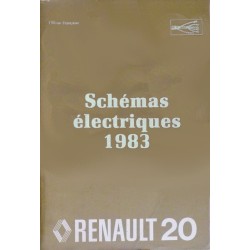 Renault 20, schémas électriques 1983 (eBook)