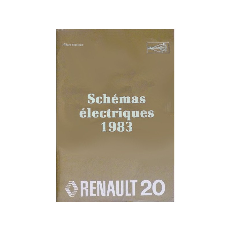 Renault 20, schémas électriques 1983 (eBook)