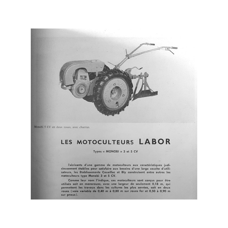 Revue Technique Labor Monobi 3cv et 5cv (eBook)