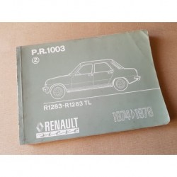 Renault 7 et 7 TL, Catalogue de Pièces original