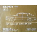 Renault 20 et 30 de 1981-84, Catalogue de Pièces