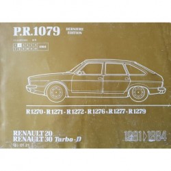 Renault 20 et 30 de 1981-84, Catalogue de Pièces