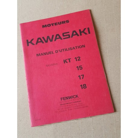Kawasaki KT 12, 15, 17 et 18, notice d'entretien originale