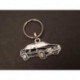 Porte-clés profil Audi 80 90 B4, 2.3 2.6 2.8 (noir)