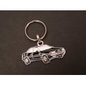 Porte-clés profil Audi 80 90 B4, 2.3 2.6 2.8 (noir)