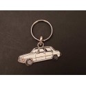 Porte-clés profil Renault 7, TL GTL R7 Seite (blanc)