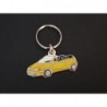 Porte-clés profil Fiat Punto Cabrio, cabriolet 176 ELX SX (jaune)