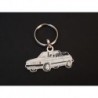 Porte-clés profil Talbot Samba cabriolet, cabrio (blanc)
