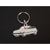 Porte-clés profil Talbot Samba cabriolet, cabrio (blanc)