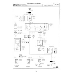 Renault Trafic, schémas électriques 1991