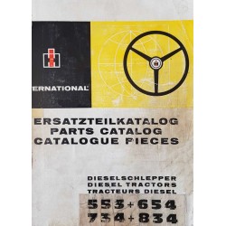 International 553, 654, 734, 834, 724, 824 catalogue de pièces (eBook)