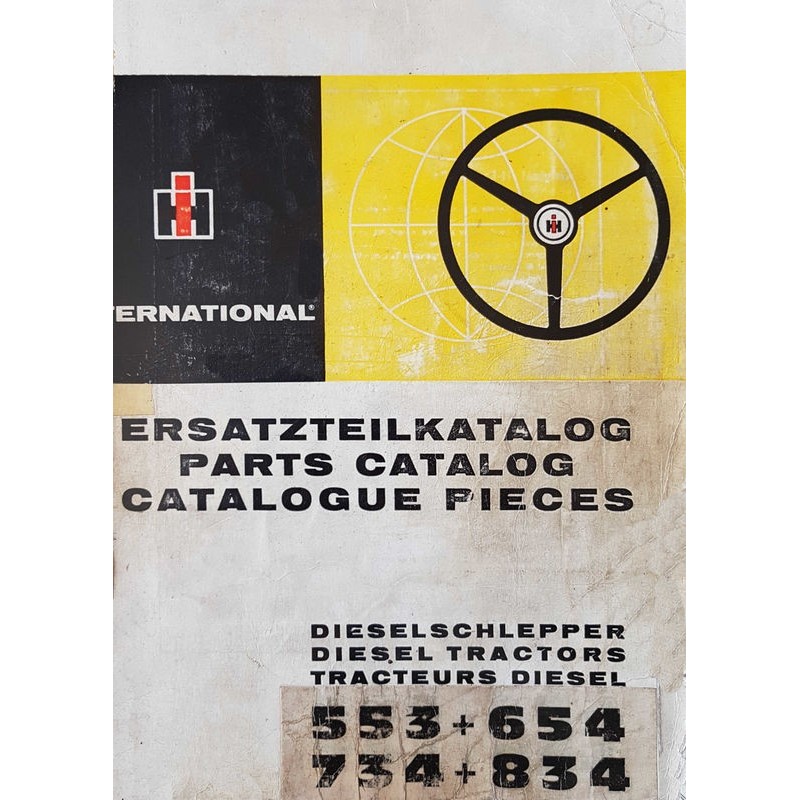 International 553, 654, 734, 834, 724, 824 catalogue de pièces (eBook)