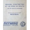 Heywang Mistral remorque épandeuse, Notice d’entretien, catalogue pièces