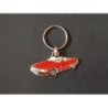 Porte-clés profil Mercedes R107, 280 350 380 450 500 300 420 560 SL (rouge)