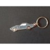 Porte-clés profil Chevrolet Corvette Stingray C3, 454 427 350 327 (gris)
