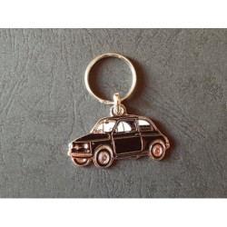 Porte-clés profil Fiat 500...