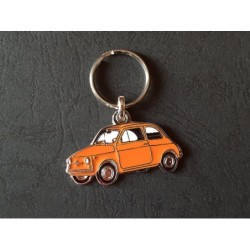 Porte-clés profil Fiat 500...