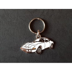 Porte-clés profil Opel GT...